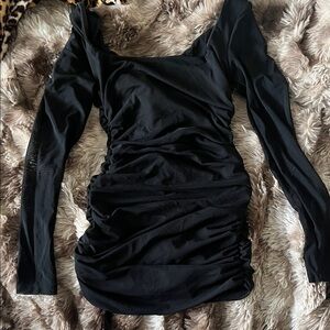 Amazon Black Long Sleeve Dress